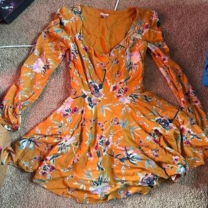Floral Long Sleeve Dress
